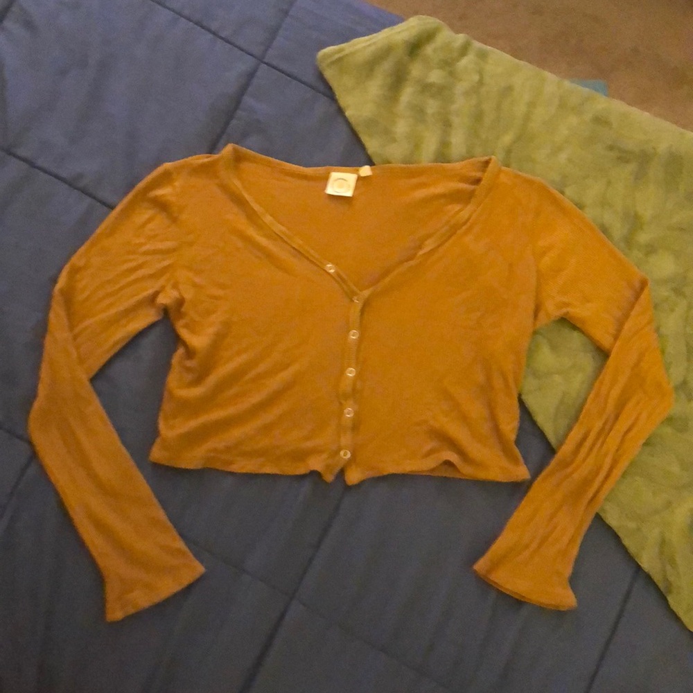 NWOT long sleeve crop top